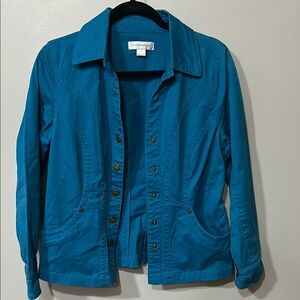 Women's Cristopher and banks Teal Jacket